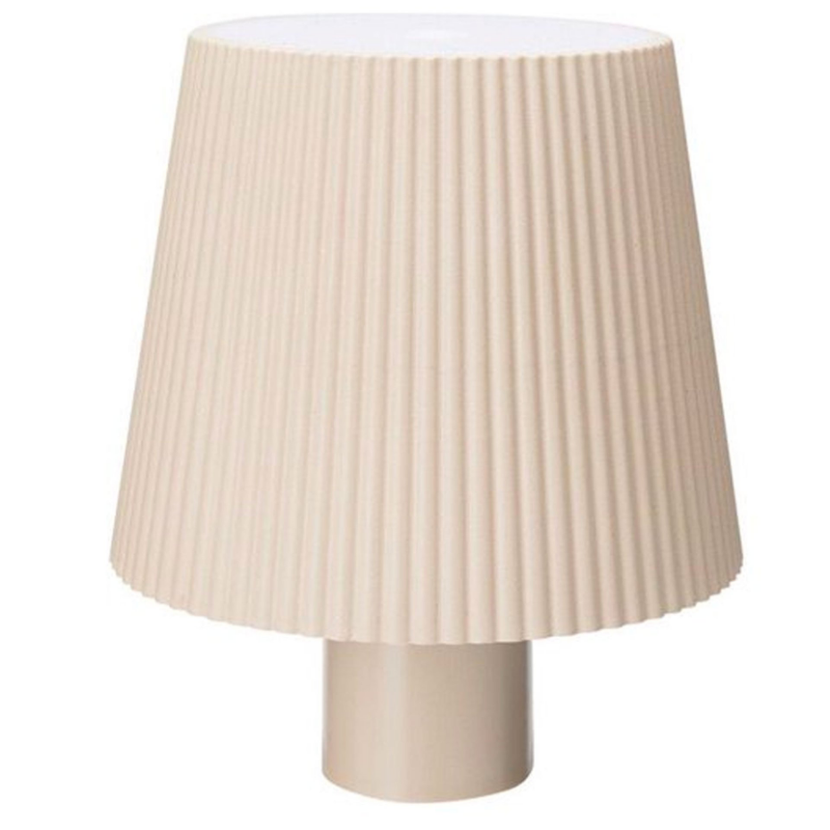Set de 2 lampes pour bouteilles LED sans fil beige 10x8cm