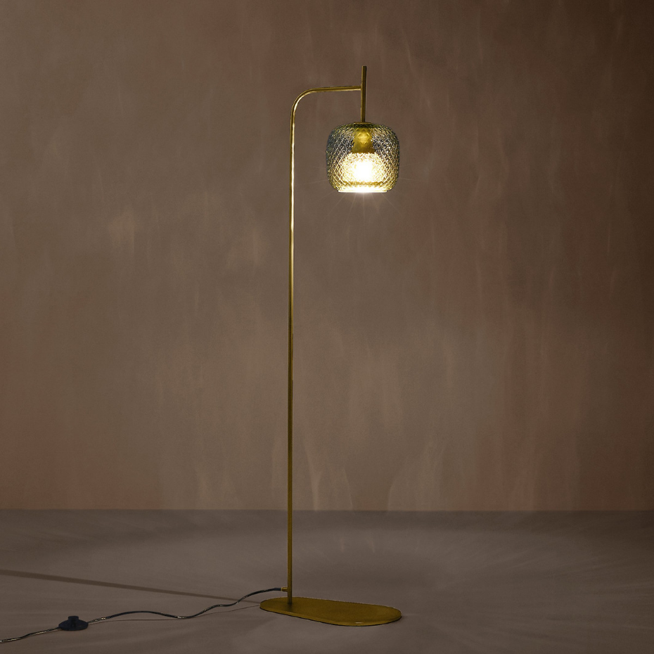 Liseuse verre ciselé, Mistinguett, design Emmanuel Gallina