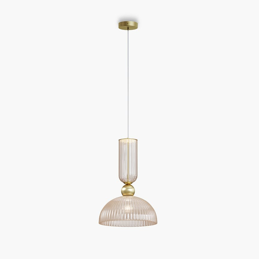 Suspension design coupole en verre SOLANA