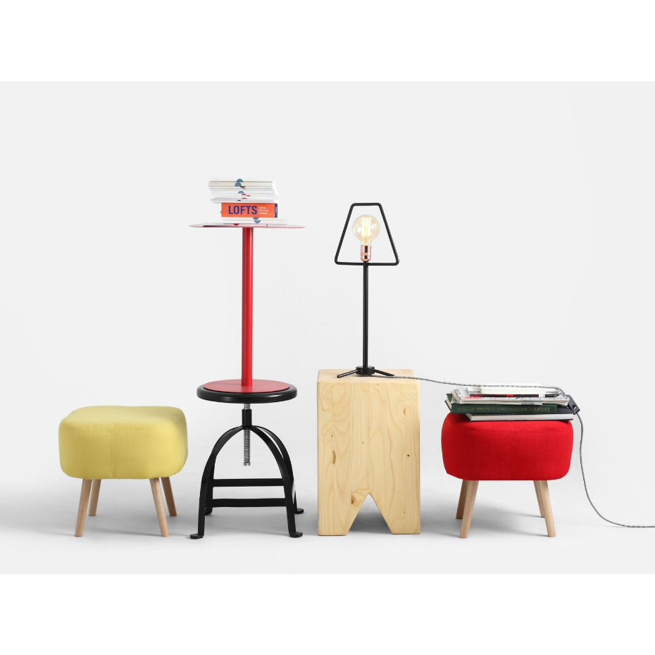 Lampe de table en acier De firkant