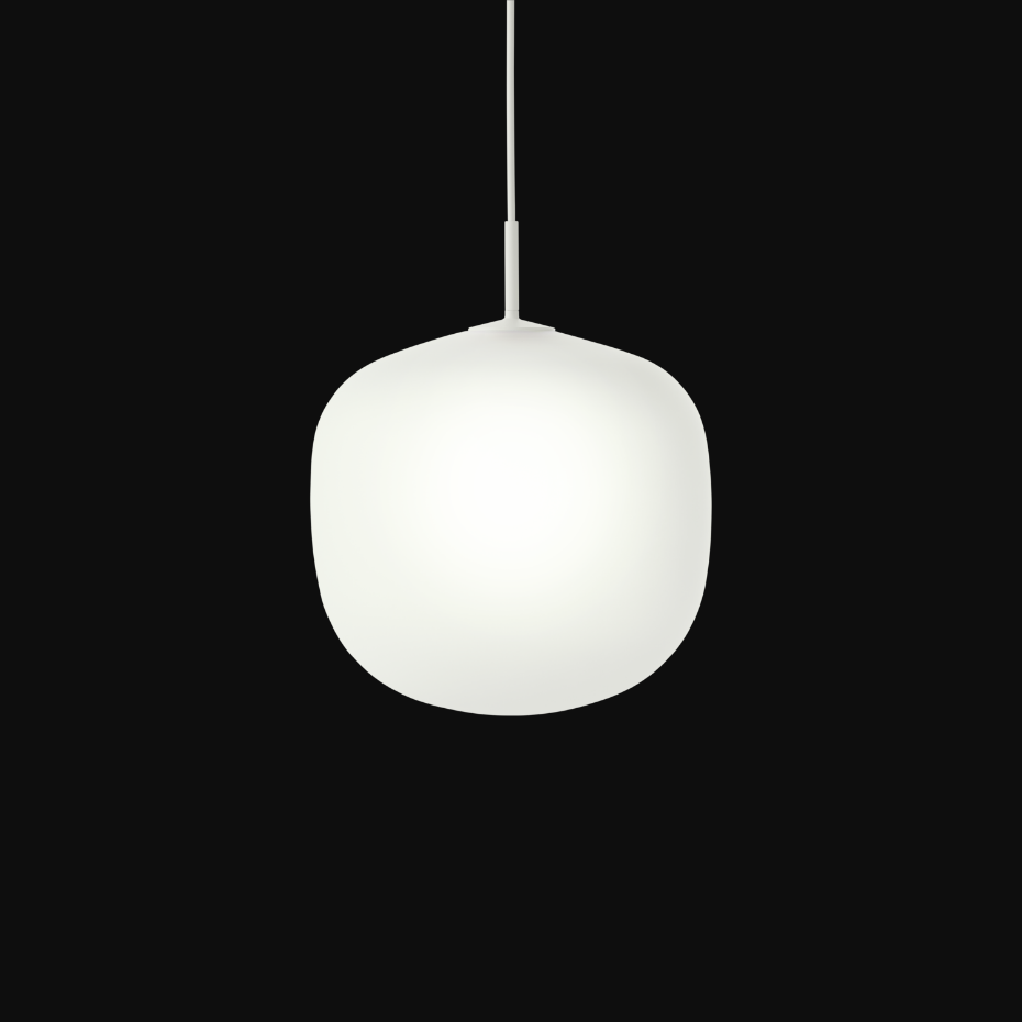 Suspension en verre 18 cm RIME
