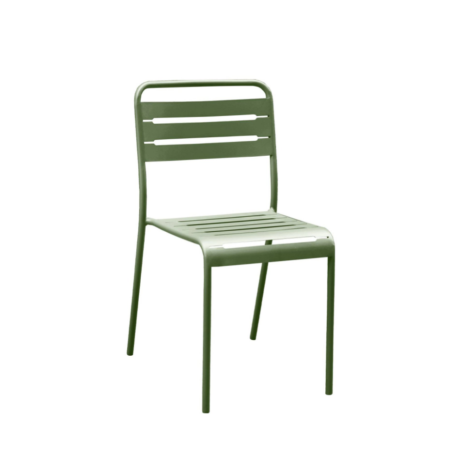 Table de jardin métal + 8 assises AMÉLIA