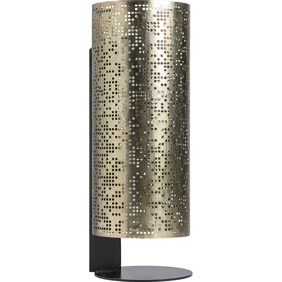 Lampe haute en acier bois et raphia style contemporain