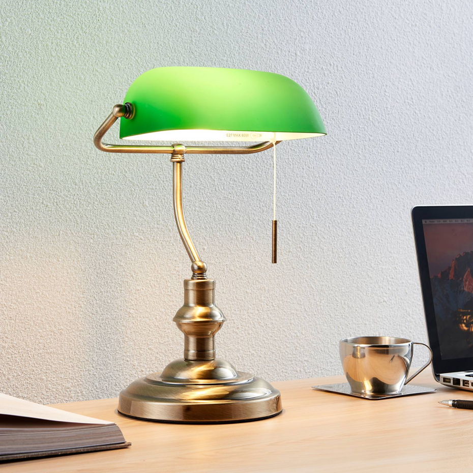 Lampe à poser en métal antique, Milenka