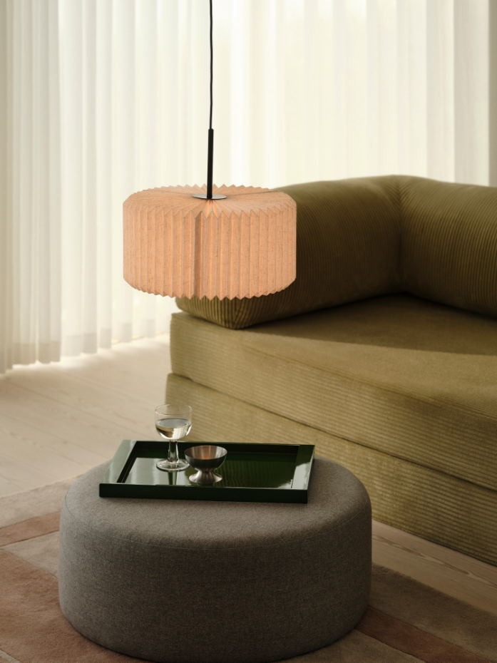 Suspension Vivienne 40  Textile Noir ,  H. 35 - IP20 - E27 /  Nordlux Intérieur