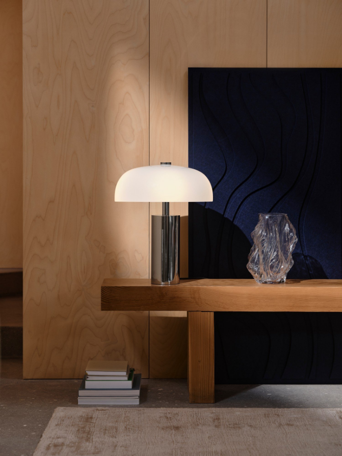 Lampe à poser Gabrielle  Métal Chromé ,  H. 43 - IP20 - E14 /  Nordlux Intérieur
