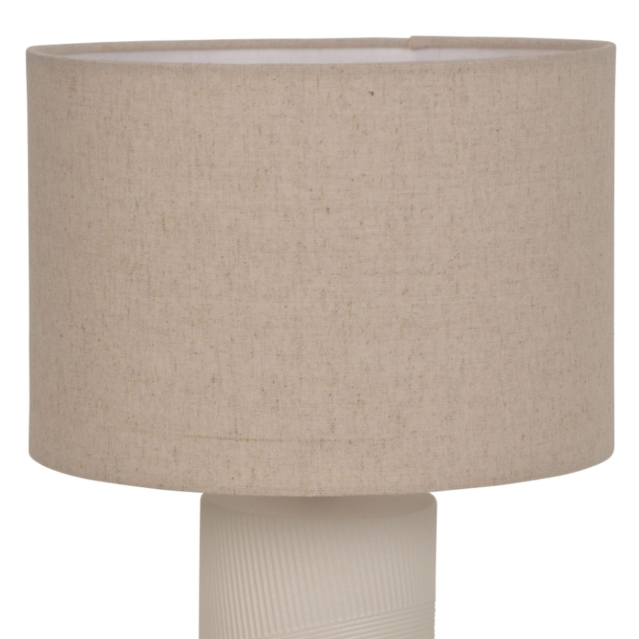 Lampe en céramique avec abat-jour, LANZOMA