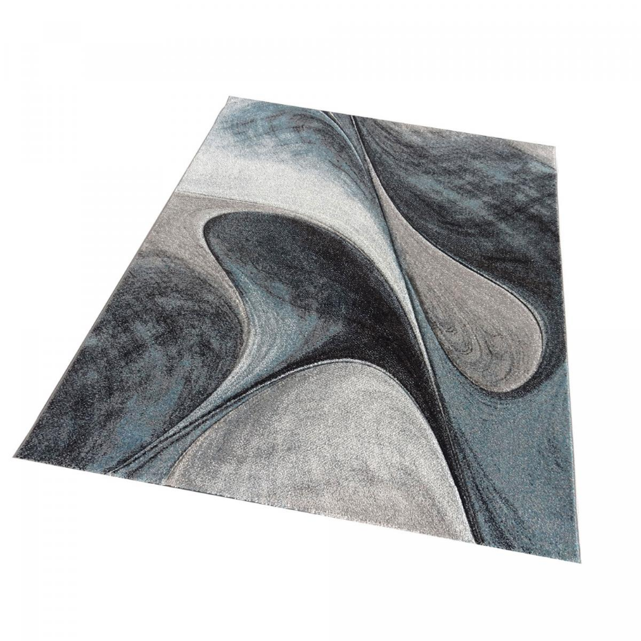 Tapis salon et chambre tissé motif géométrique LYN8 MADILA