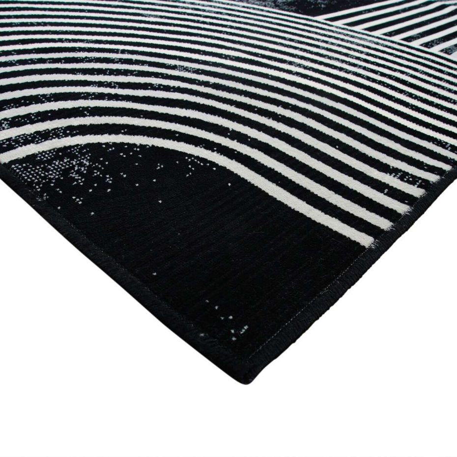 Tapis salon scandinave moderne géométrique HAPPY