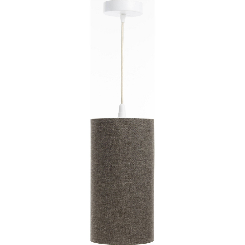 Suspension en lin rond Boho Elegant