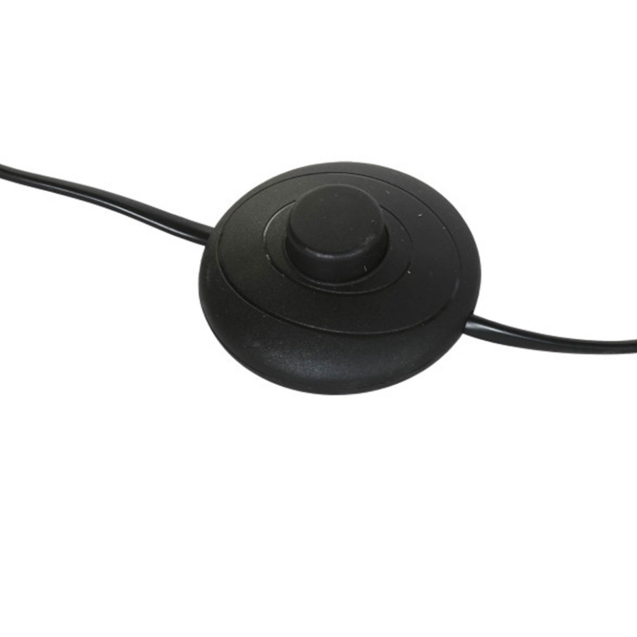 Lampadaire liseuse en métal noir 20x17x140cm