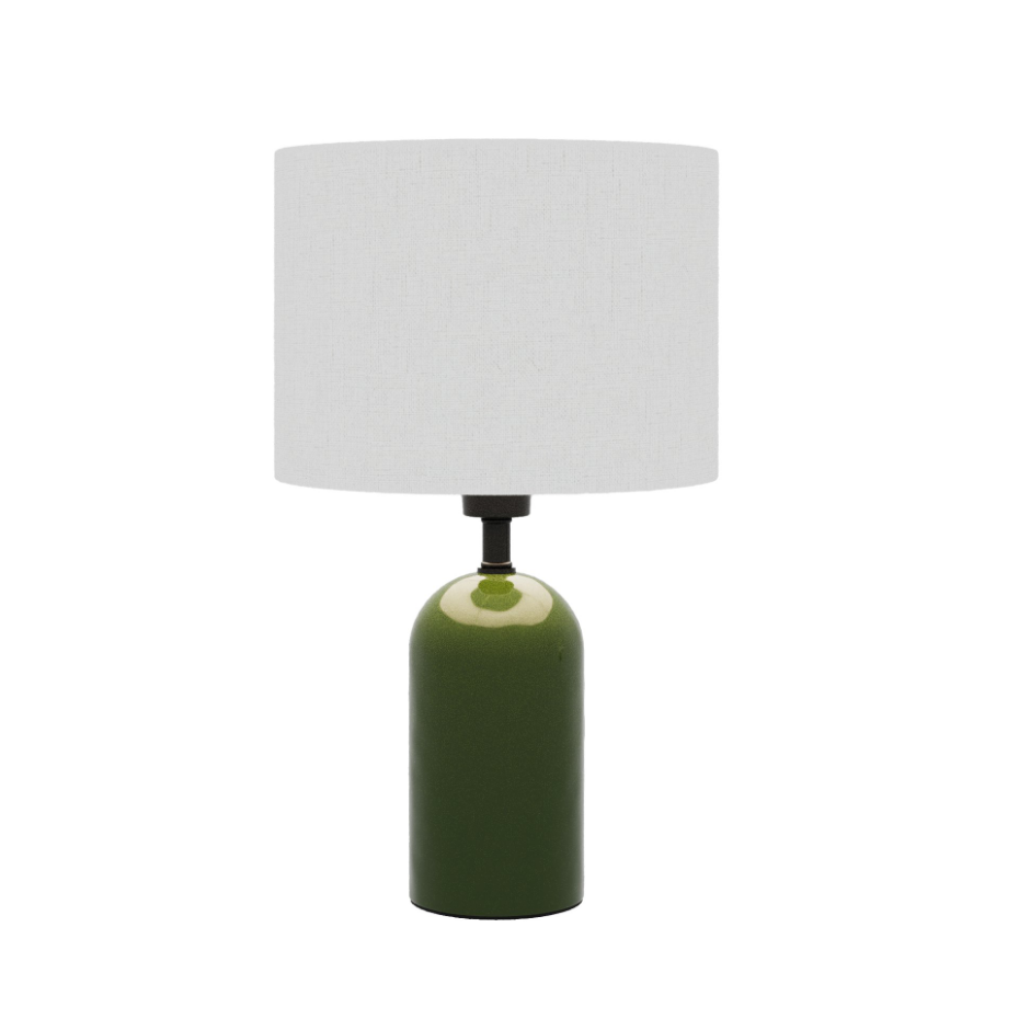 Lampe à poser en Céramique & Abat-jour Lin-BECKER