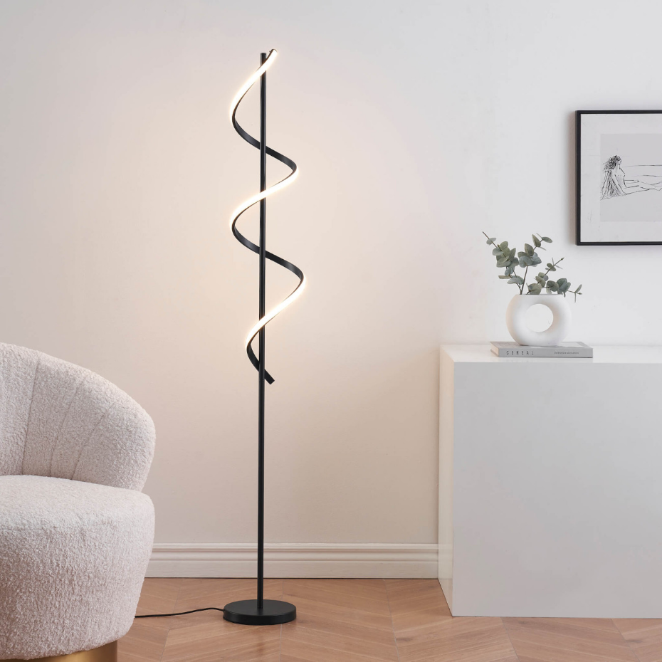 Lampadaire design avec bande LED - SIMARIA