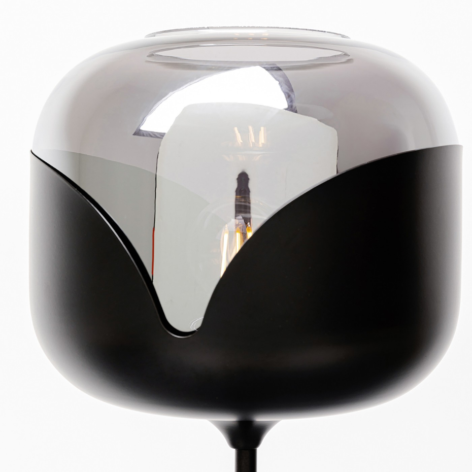 Lampadaire en verre et acier, GOBLET BALL
