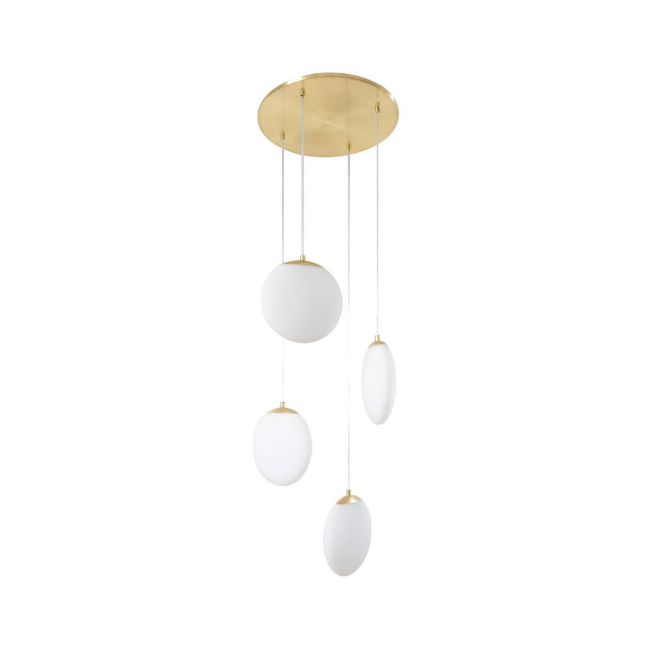 Suspension en verre moderne, Lunelle