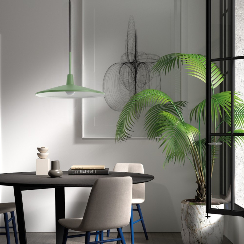 Suspension cuisine métal vert D43 cm DENVER