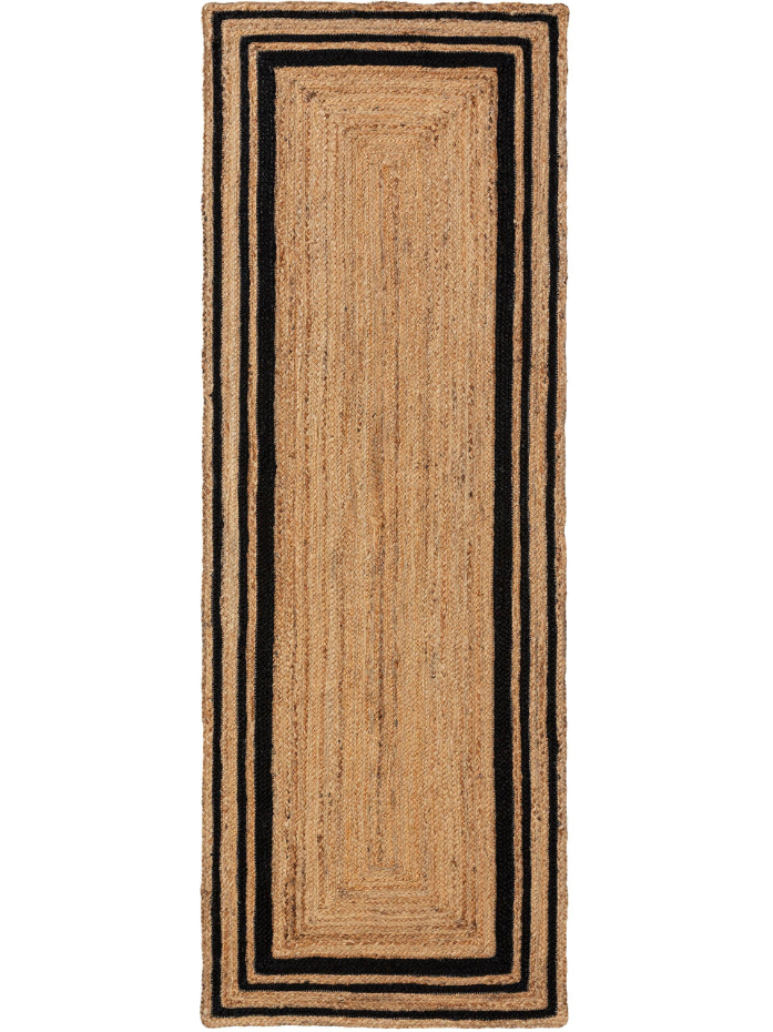 Tapis de jute tissé main JUTTA