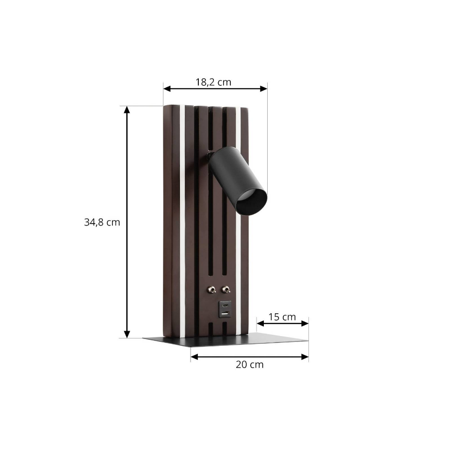 Applique en bois moderneLED, Tiron