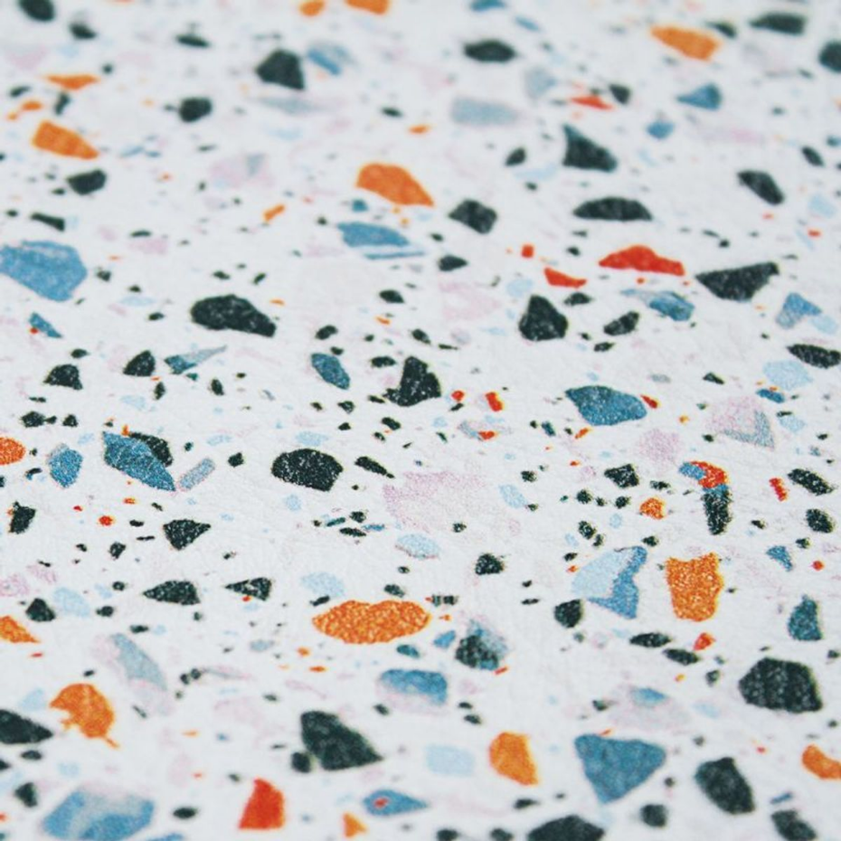 Tapis de cuisine imprimé terrazzo TERRAZZO VINYLE - vinyle antidérapant