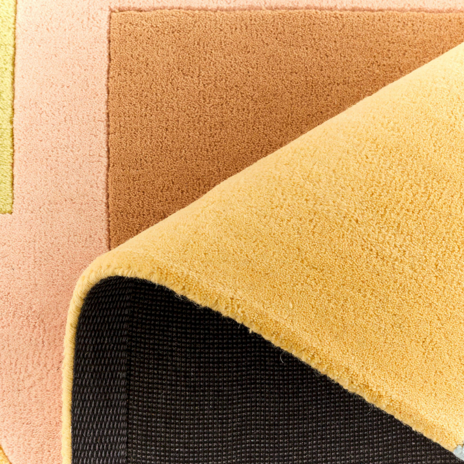 Tapis fait main en laine et coton Pantone