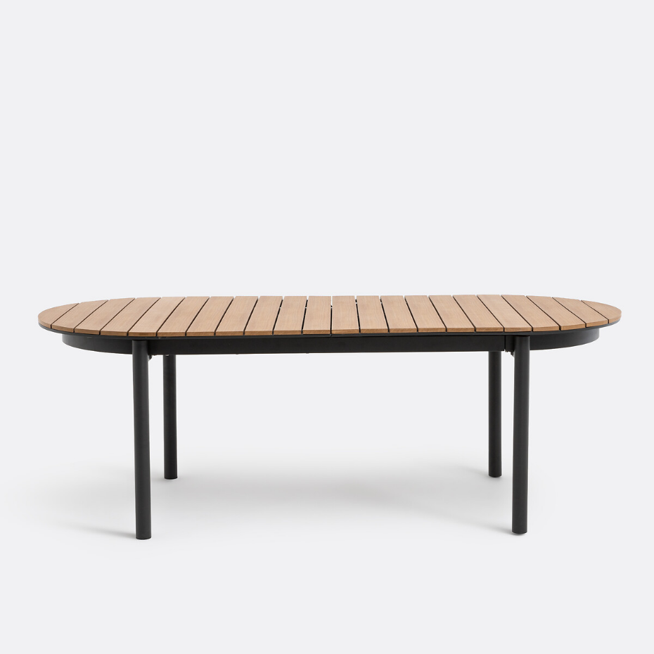 Table de jardin extensible, aluminium, Palina