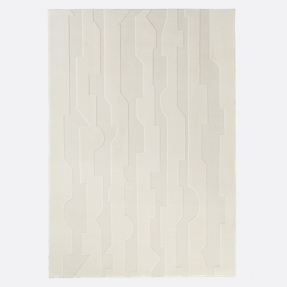Tapis rectangulaire, motifs totémiques, Gioma
