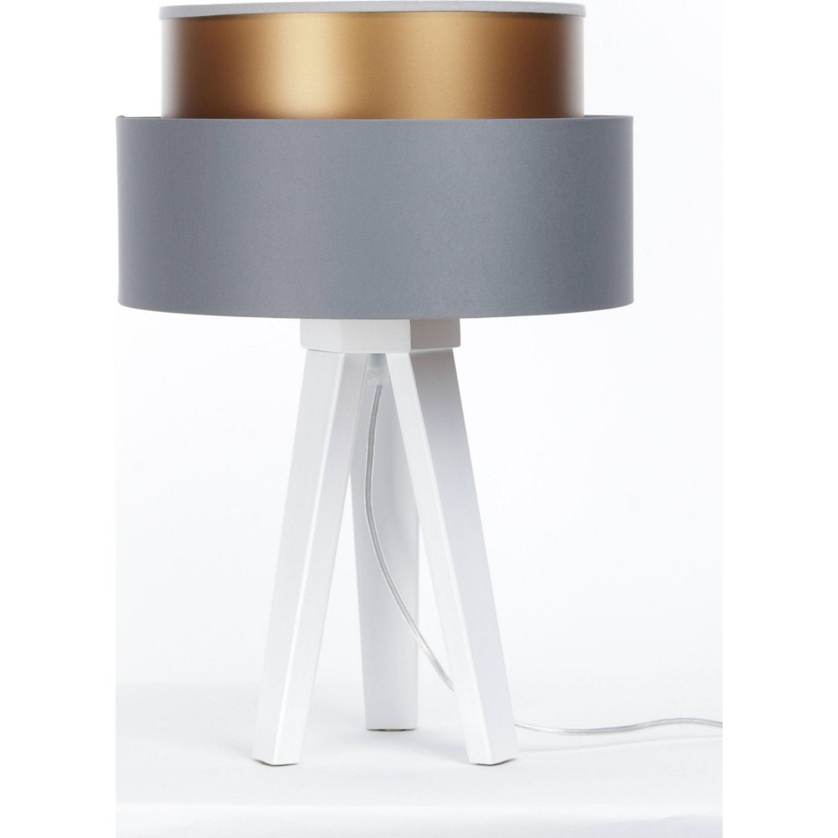 Lampe à poser ronde en PVC Duo ellegant
