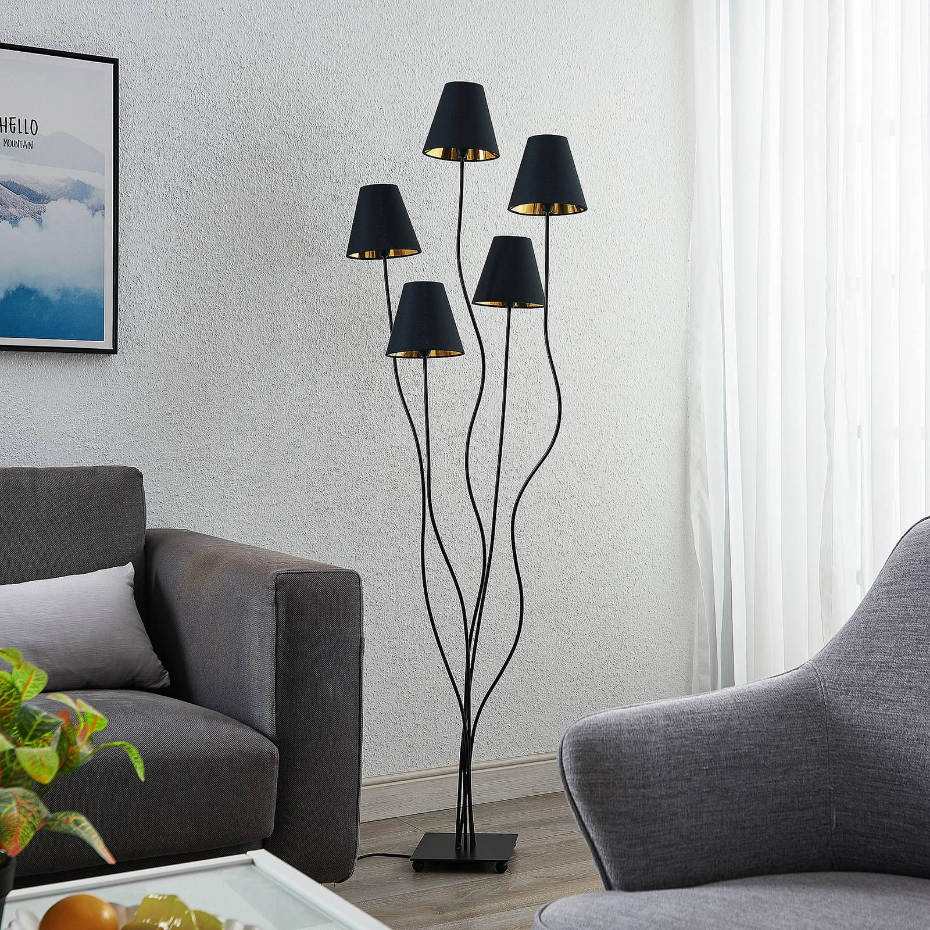 Lampadaire en métal moderne, Komalie