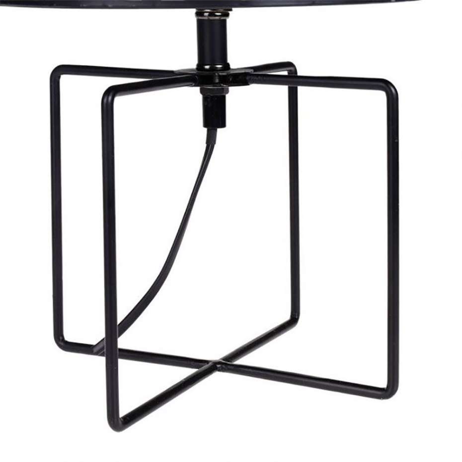 Lampe Métal Ajouré Calathéa Noir