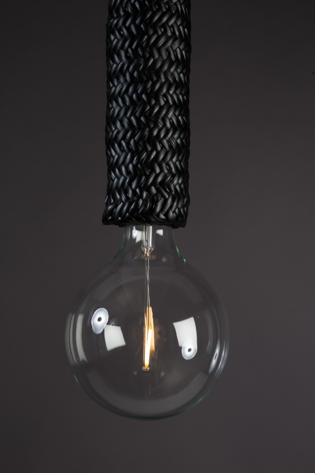 Suspension en rotin Tan