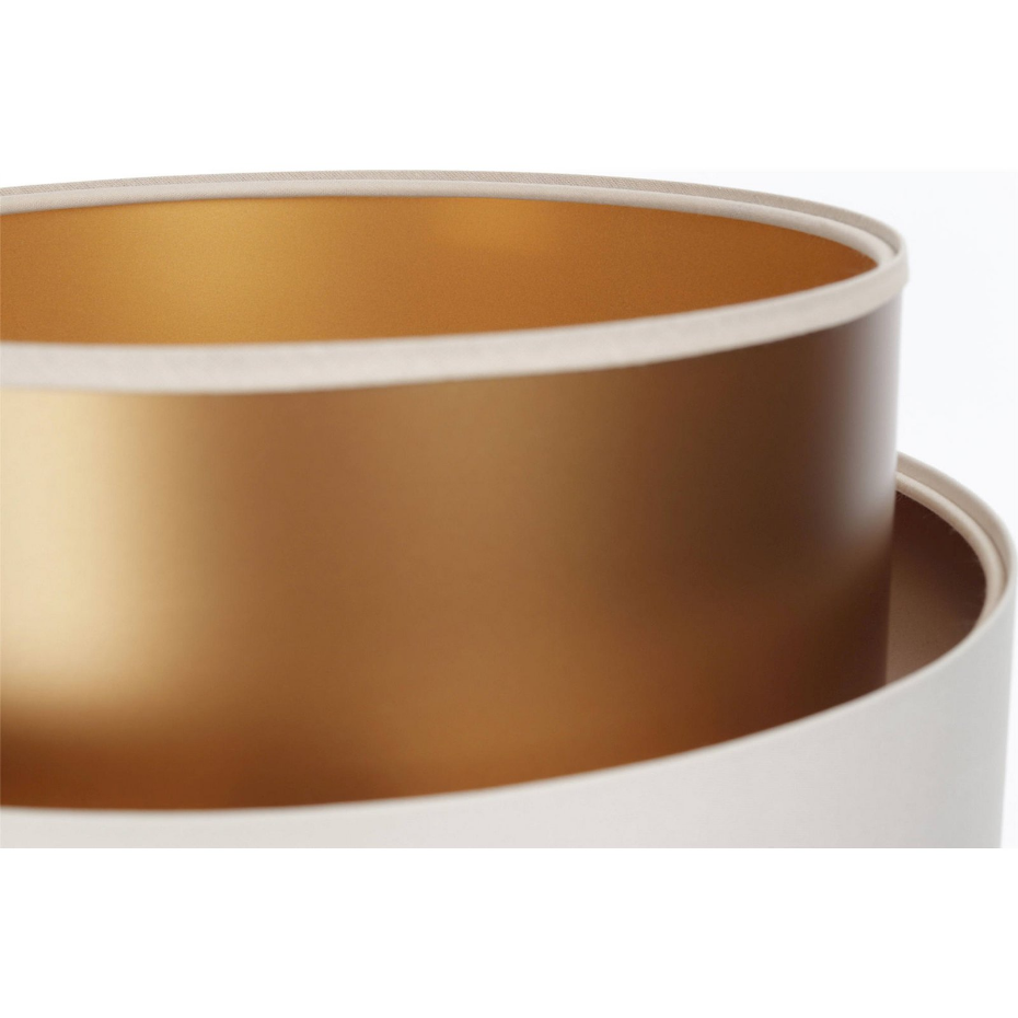 Lampe à poser ronde en PVC Duo ellegant