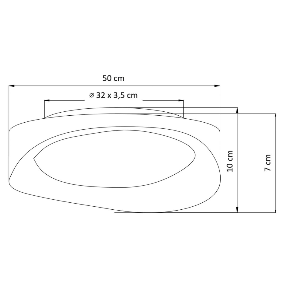 Plafonnier Rond à LED Épuré - BELINA