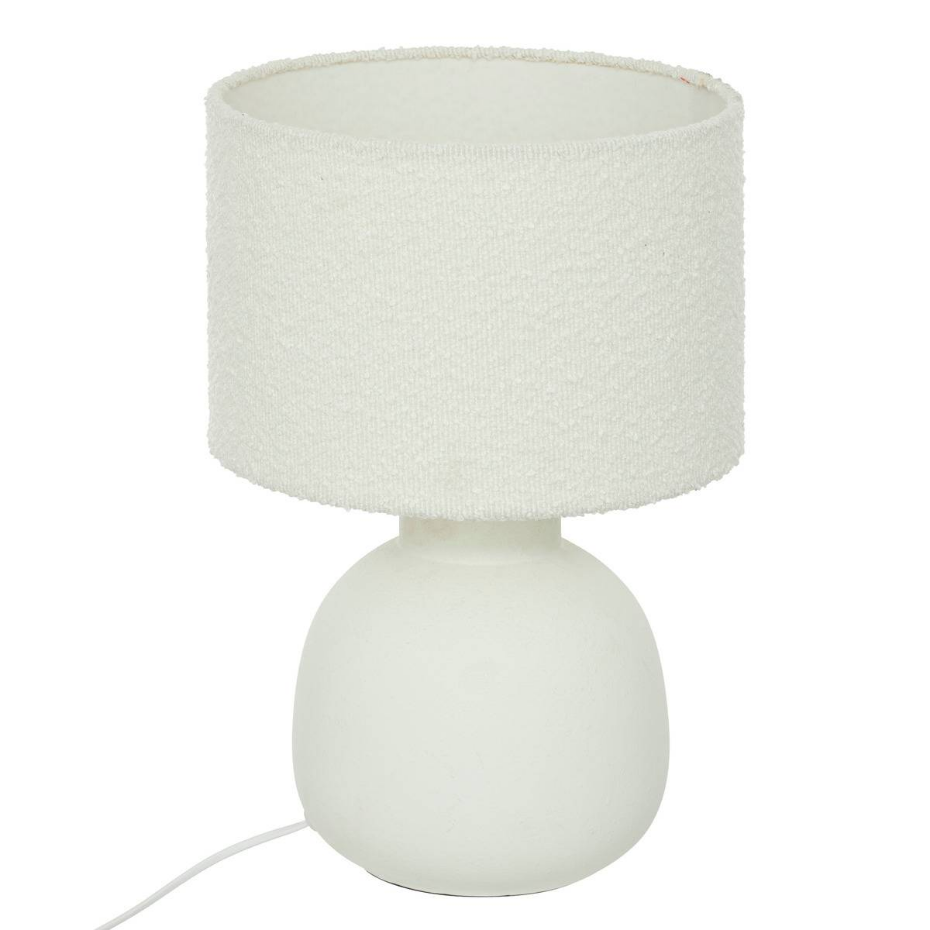 Lampe à poser tissu bouclette LALI