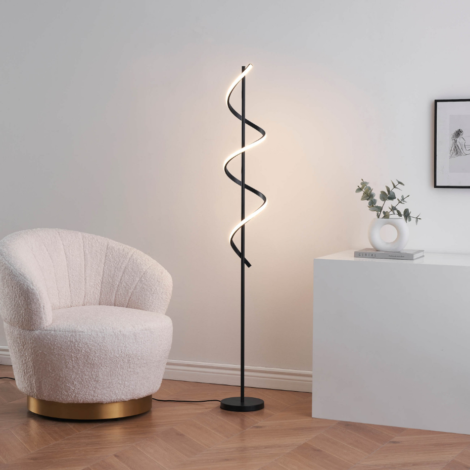 Lampadaire design avec bande LED - SIMARIA