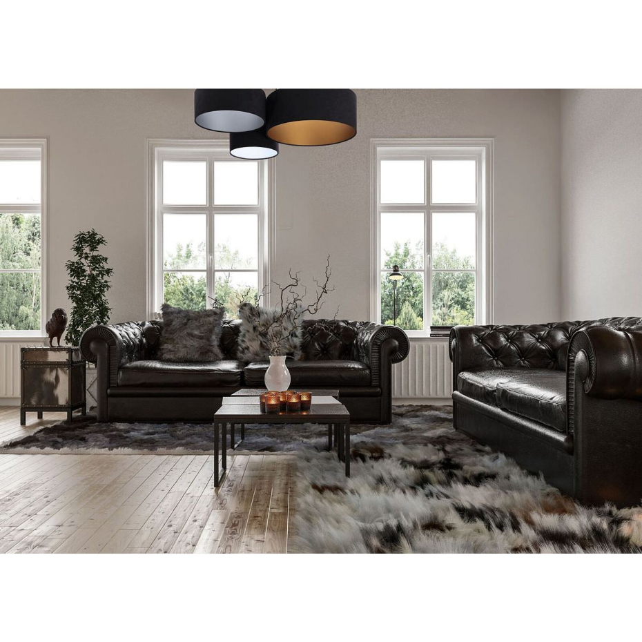 Plafonnier en tissu Trio