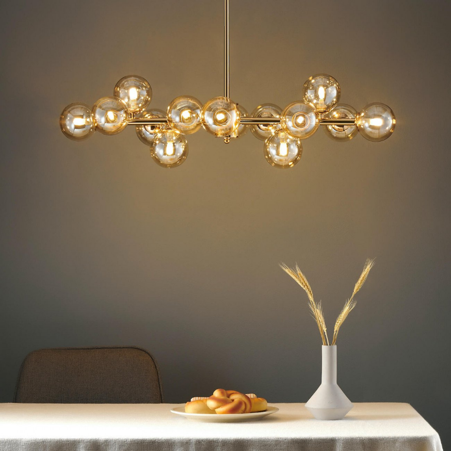 Suspension dorée dimmable - OSSANA