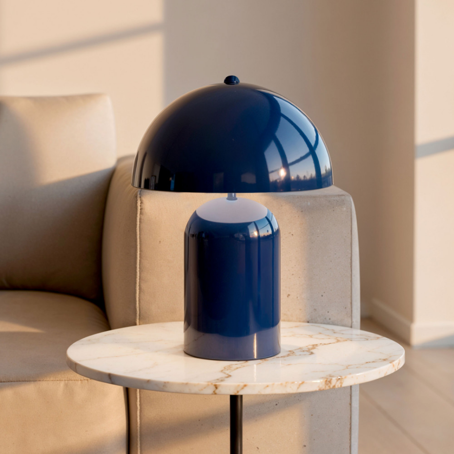 Lampe à poser champignon en métal- ARTO