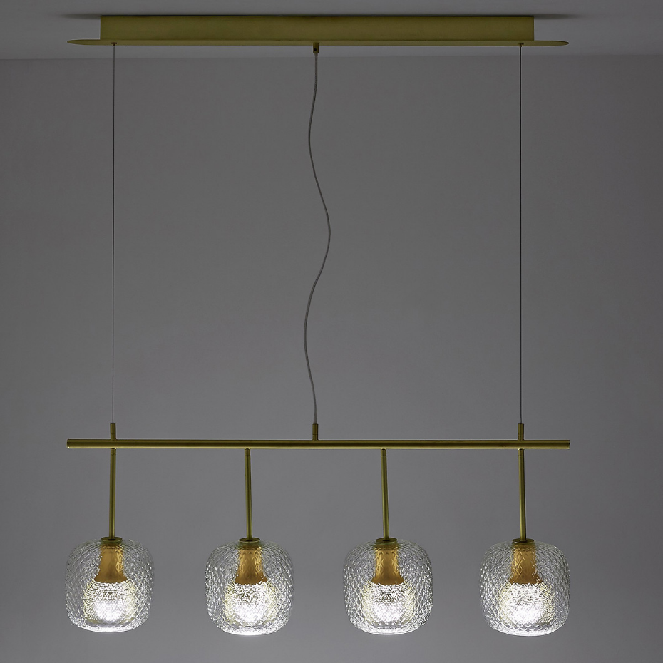 Suspension ligne 4 globes, Mistinguett