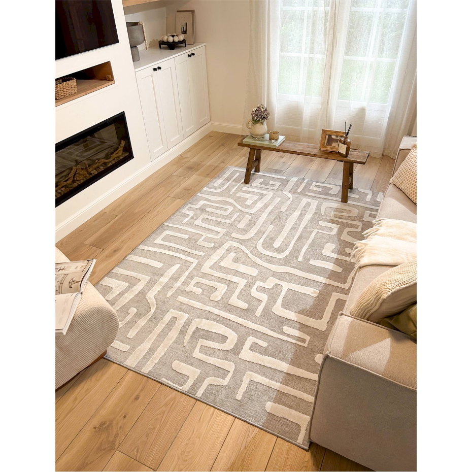 Tapis rectangulaire en polypropylène GARDEN