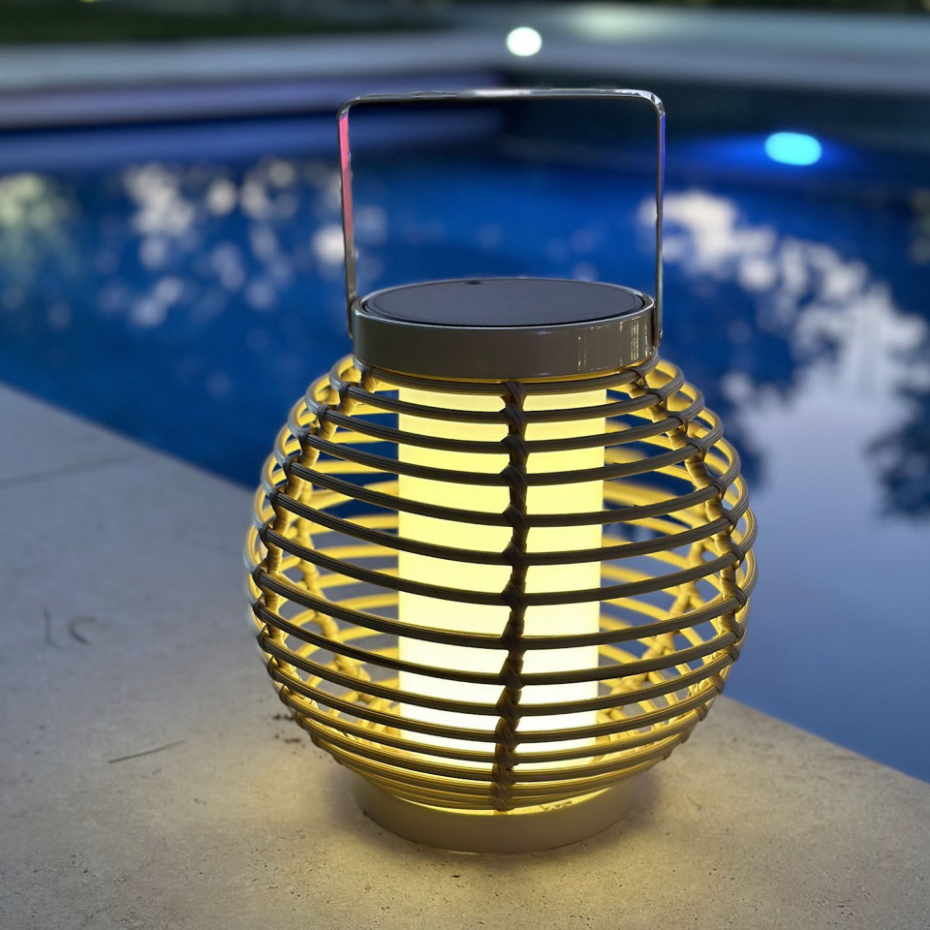 Lanterne solaire et rechargeable BEEHIVE H26cm
