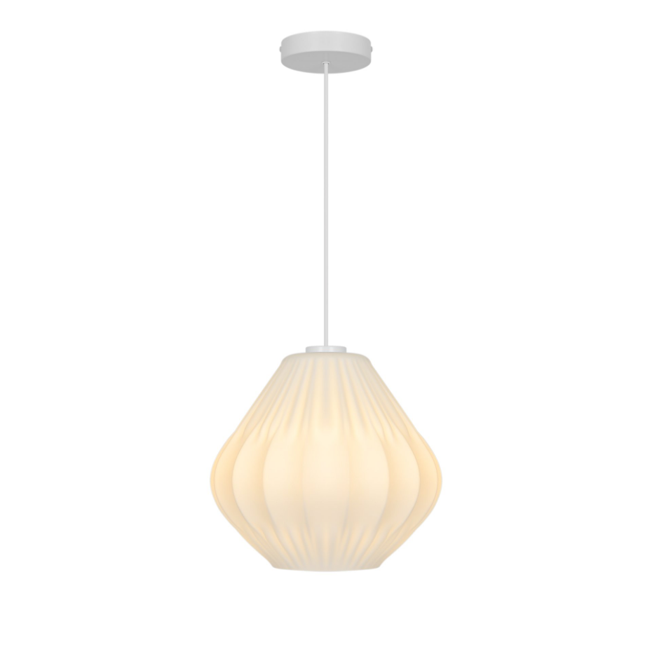 Suspension Elbie  Verrerie Opale ,  H. 24 - IP20 - E27 /  Nordlux Intérieur
