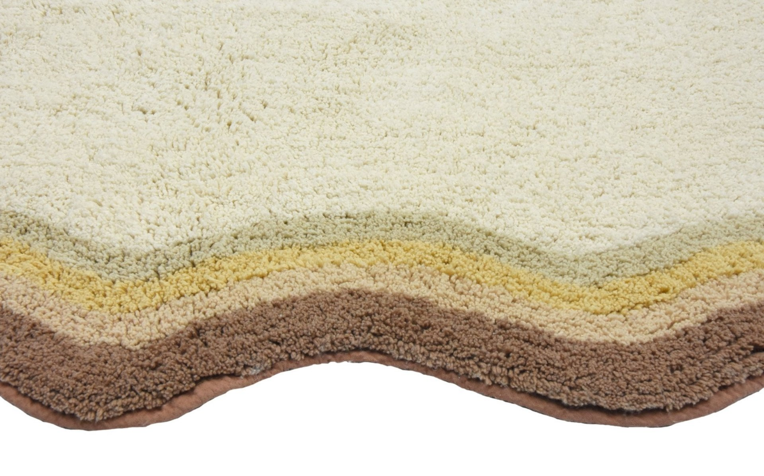 Tapis enfant en coton BISCUIT