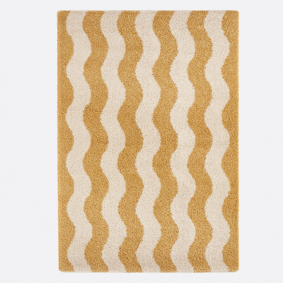 Tapis rectangulaire, motif vagues, NAMI