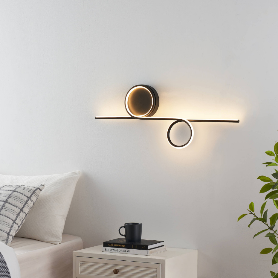 Applique LED design à deux boucles - CELI