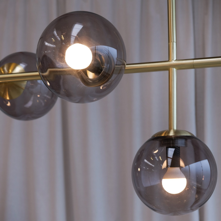 Suspension en Verre et Métal COMO