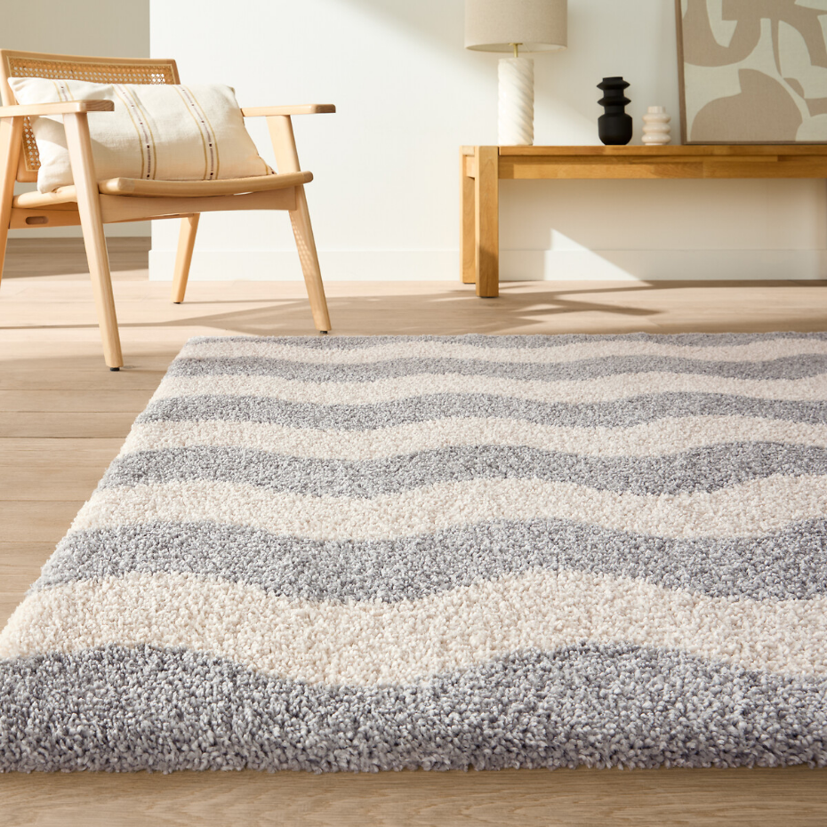 Tapis rectangulaire, motif vagues, NAMI