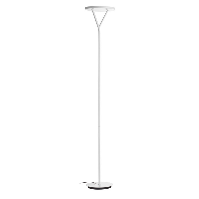 Lampadaire led Plano dimmable blanc mat