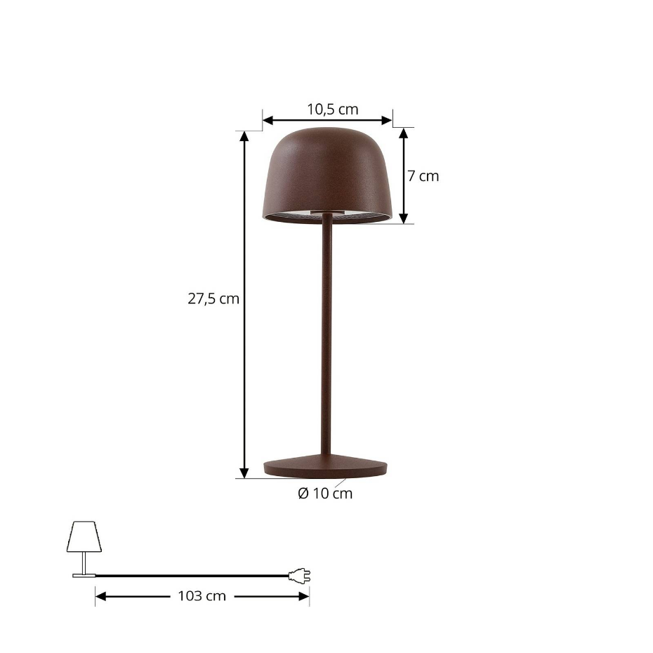 Luminaire de terrasse en aluminium moderneLED
