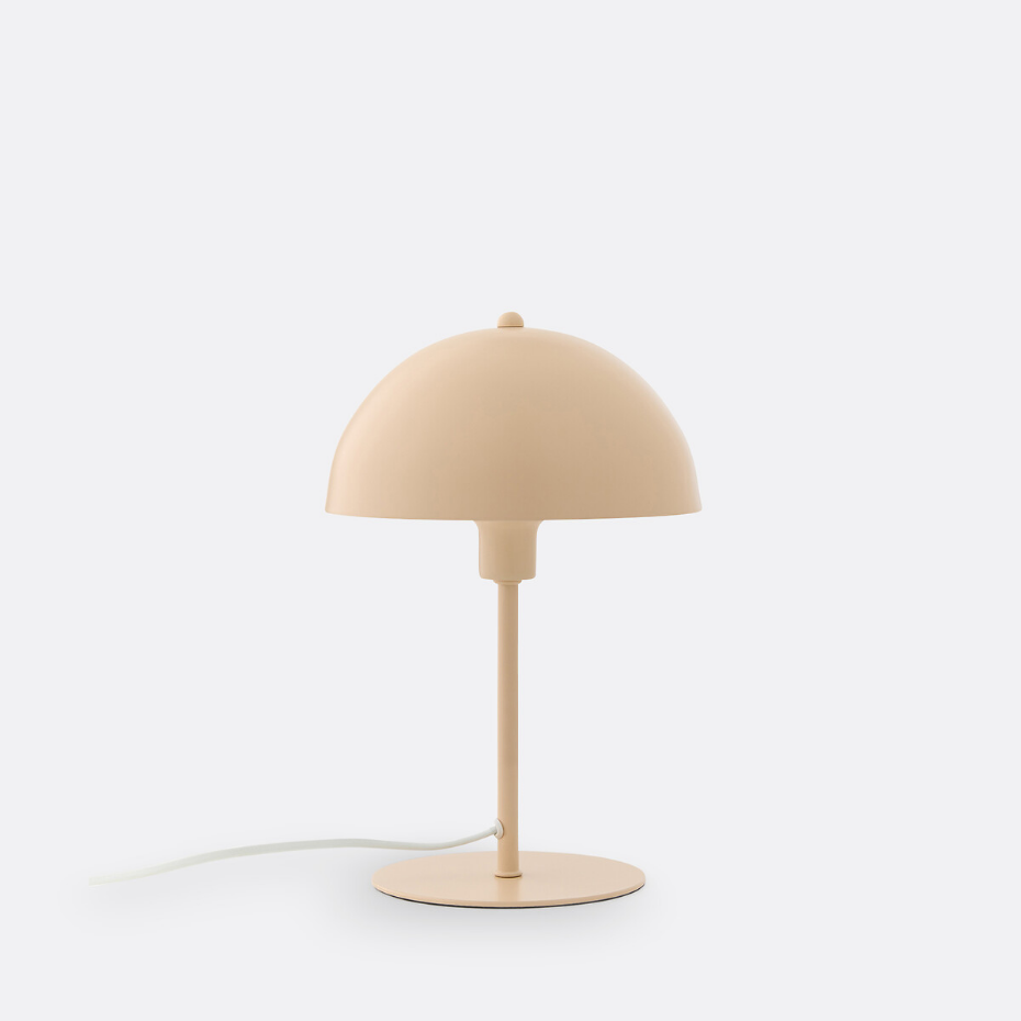 Lampe à poser, forme champignon en métal fer, Capi