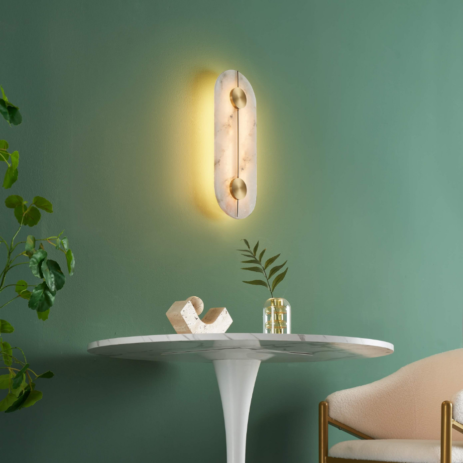 Applique LED marbre naturel - CALIZIA